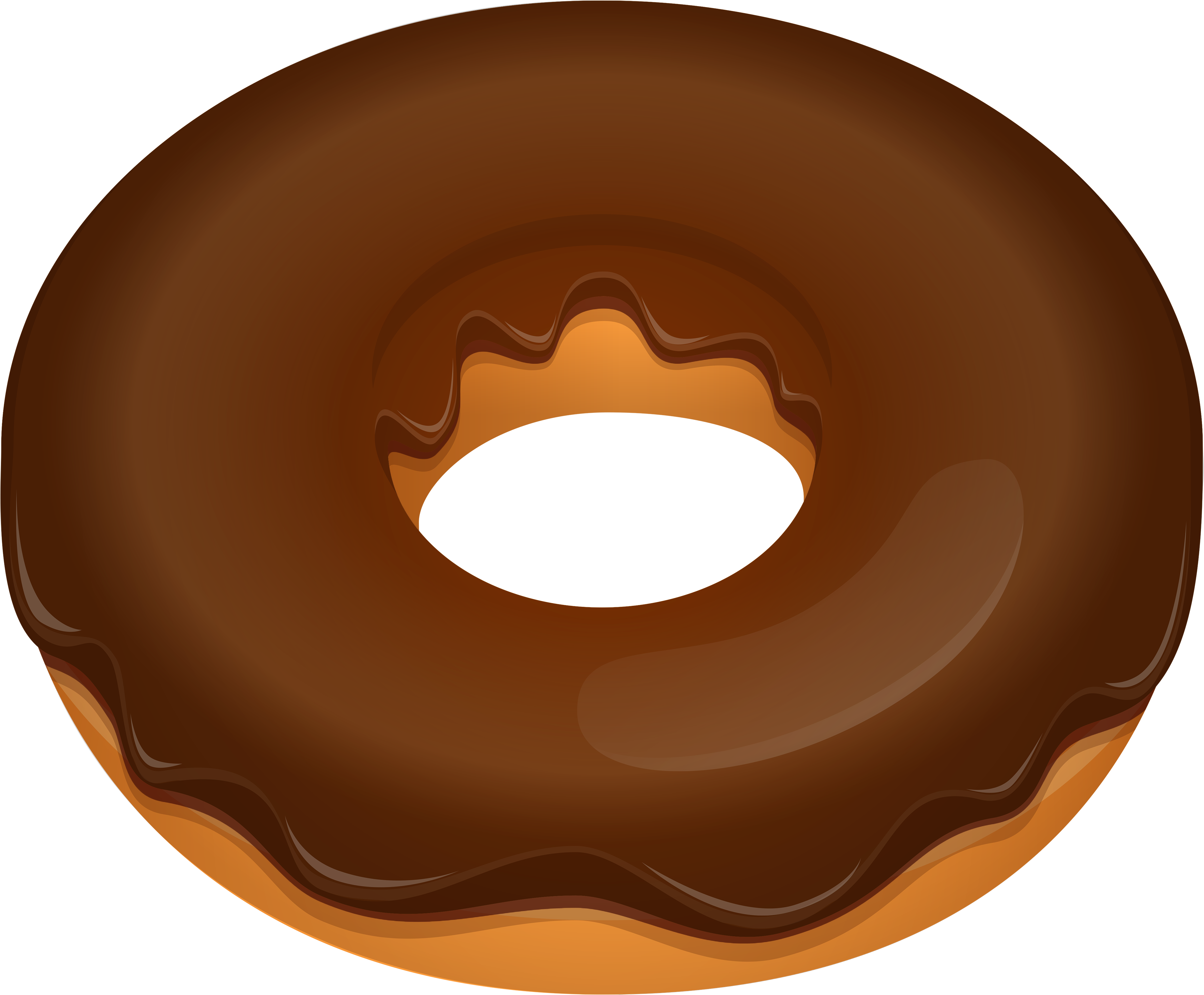 Collection Of Chocolate Donut Clipart High Quality, - Donut Clipart Without Background - Png Download (3926x3141), Png Download