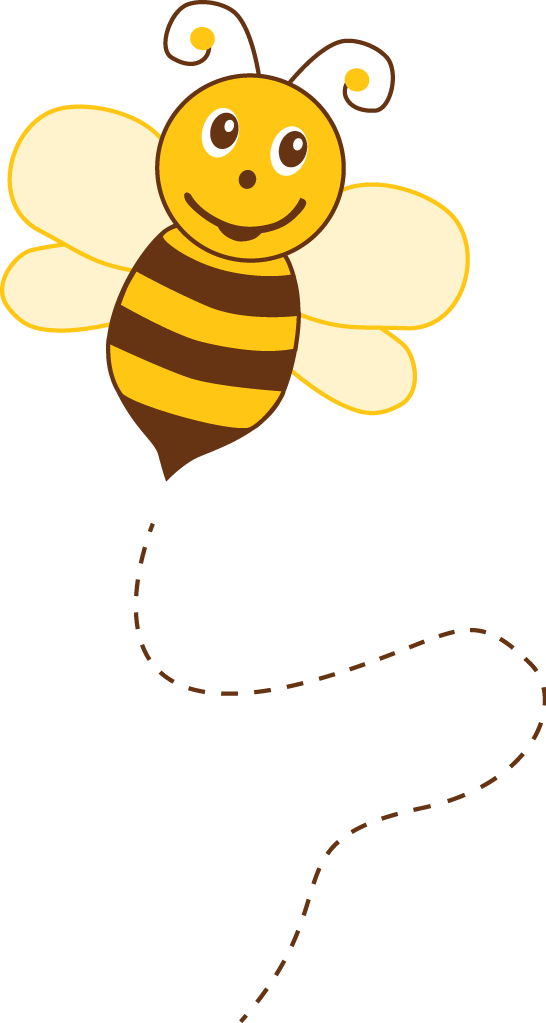 Bee Clipart (546x1023), Png Download
