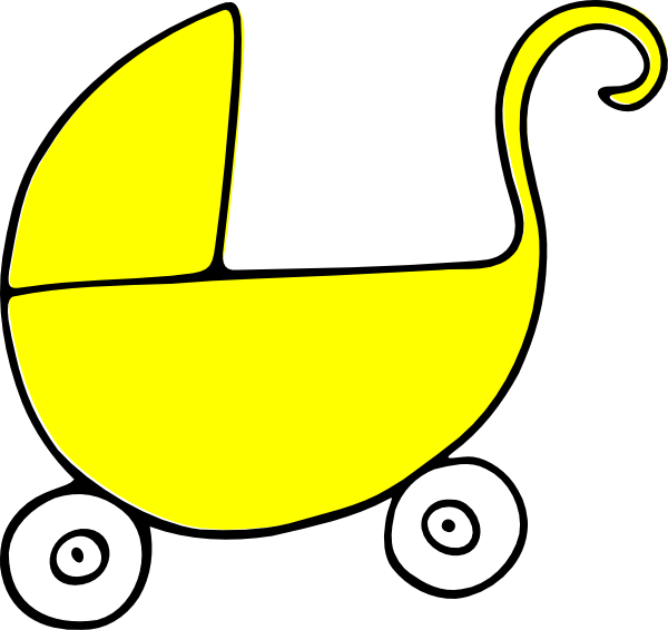 Wózek Dla Dziecka Rysunek Clipart (600x566), Png Download