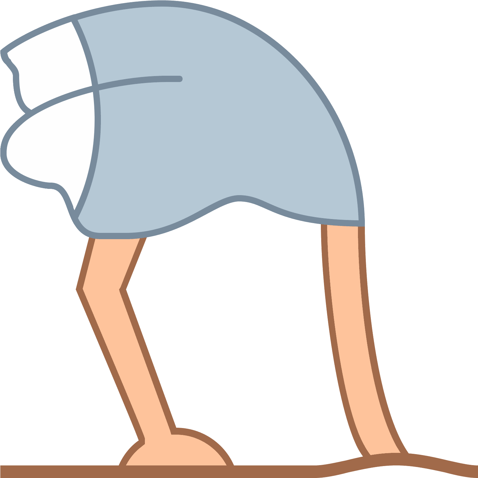 Ostrich Icon Free Png And Svg Download - Emoji Autruche Clipart (1600x1600), Png Download