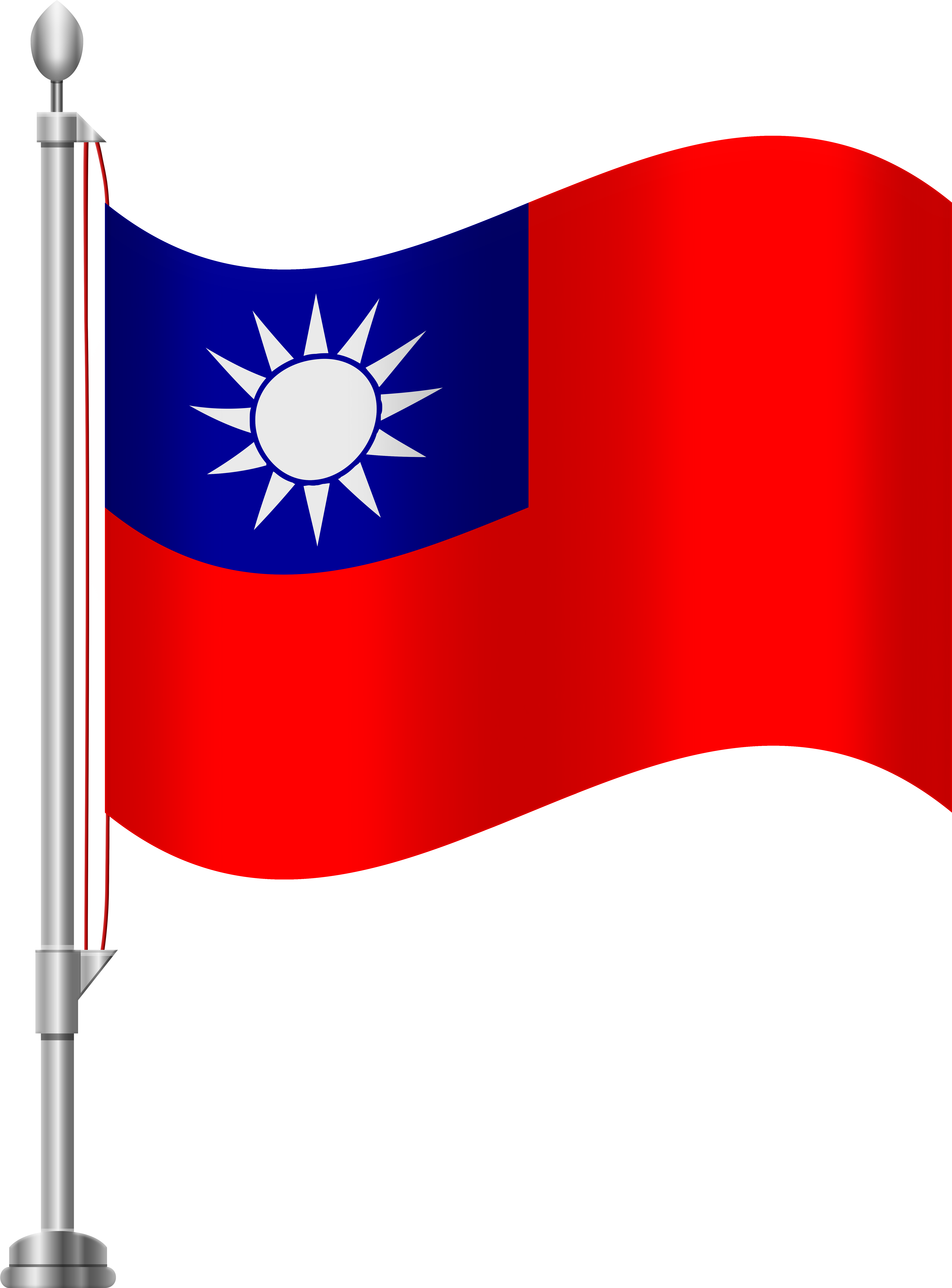 Taiwan Flag Png Clip Art Transparent Png (6141x8000), Png Download