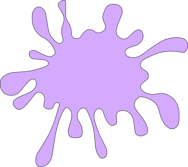 Green Paint Splatter Clipart - Png Download (600x533), Png Download