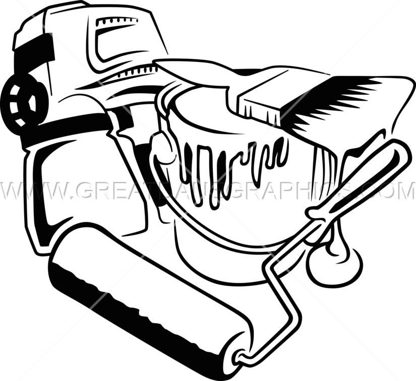 Splatter Clipart Outline Paint - Drawing - Png Download (825x756), Png Download