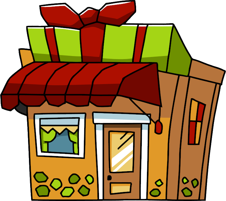 Freeuse Huge Freebie - Souvenir Shop Clipart - Png Download (749x667), Png Download