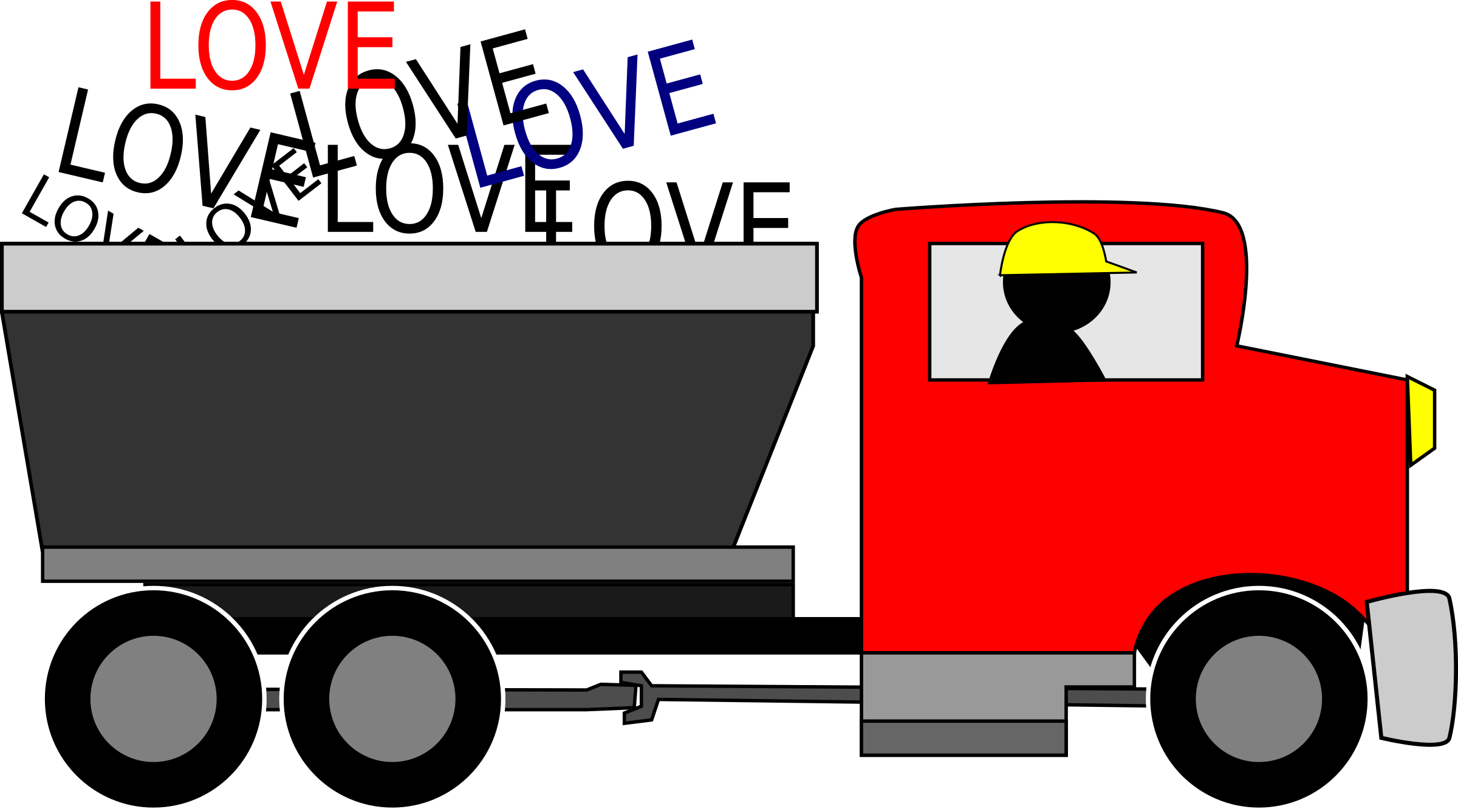 Verse Of The Week - Truck Load Of Love Clipart (2400x1337), Png Download
