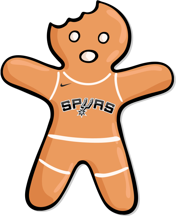 Toronto Raptors Nba Tv Canada San Antonio Spurs Clip - San Antonio Spurs - Png Download (600x755), Png Download