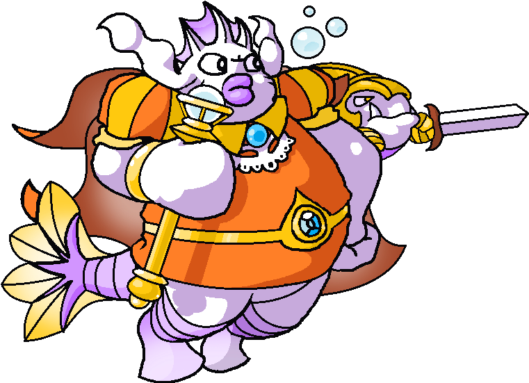 Wise Fish King Sophos - Cartoon Clipart (772x552), Png Download