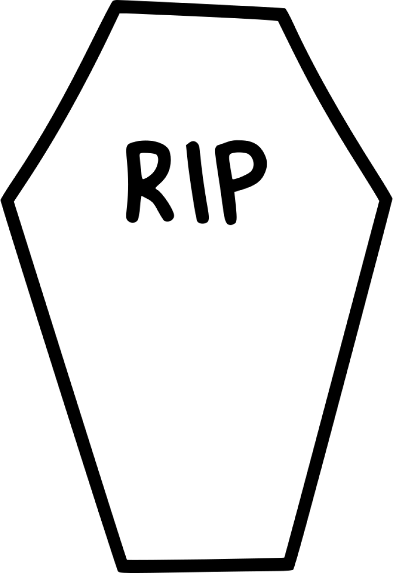 Casket Drawing Clipart (672x980), Png Download