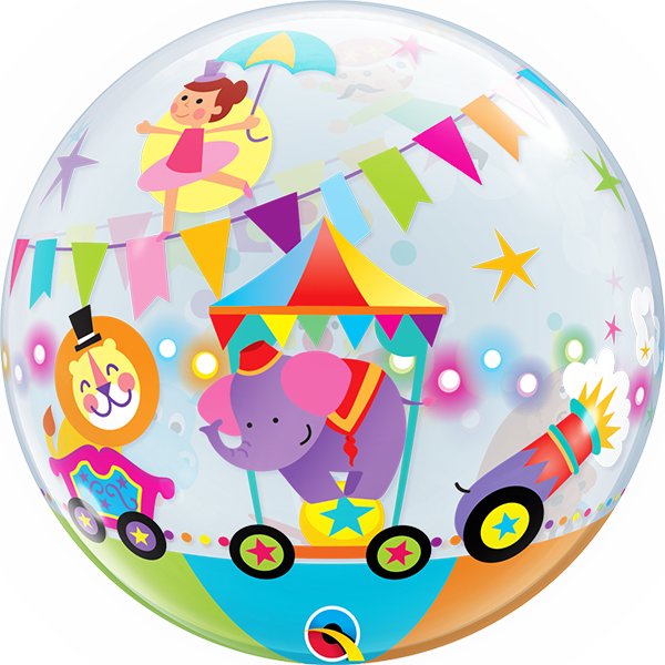 Bubble - Circus Parade - Circus Bubble Balloon Clipart (600x600), Png Download
