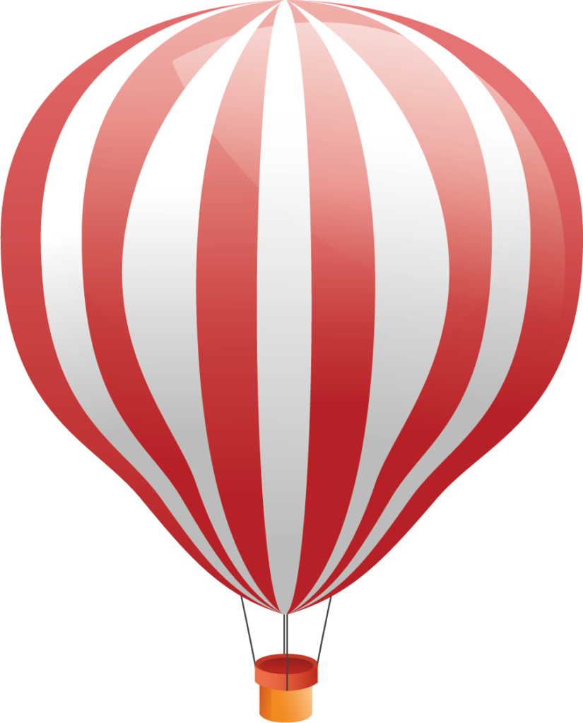 Hot Air Balloon Clipart Orange - Balloon - Png Download (825x1024), Png Download