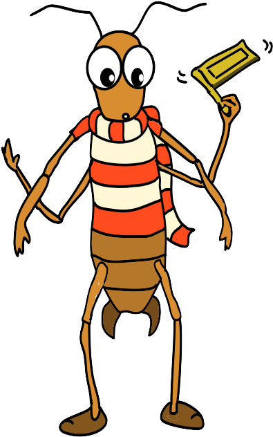 Banner Freeuse Library It S World Day Lizbrownlee Poet - Earwig Cartoon Clipart (536x718), Png Download