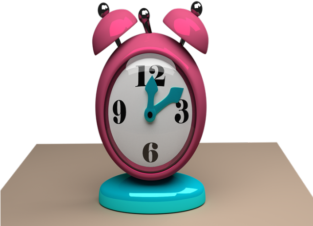 Alarm Clipart Time Place - Make Up In 10 Minuti - Png Download (640x480), Png Download