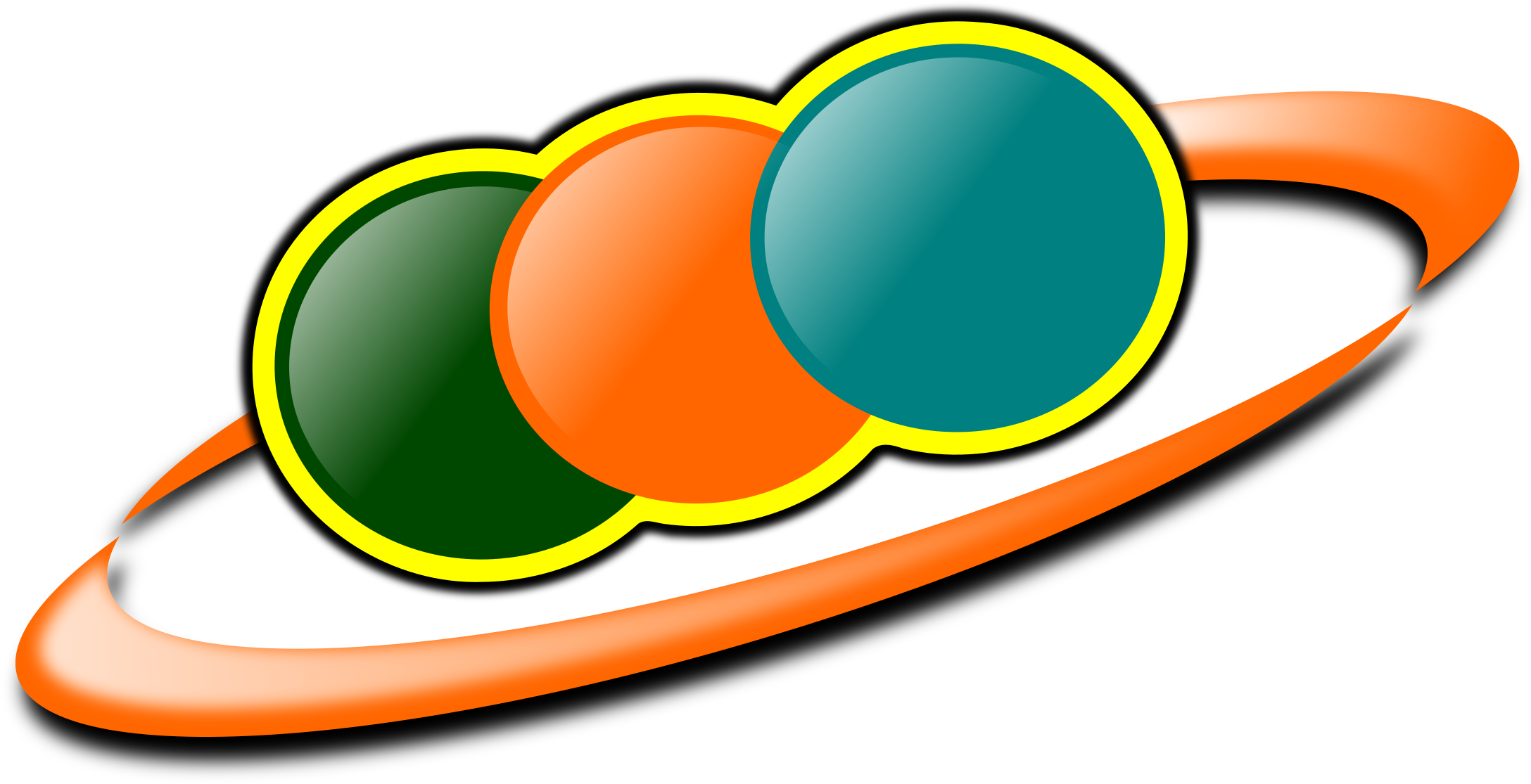 Free Ball And Ring - Clip Art - Png Download (800x393), Png Download