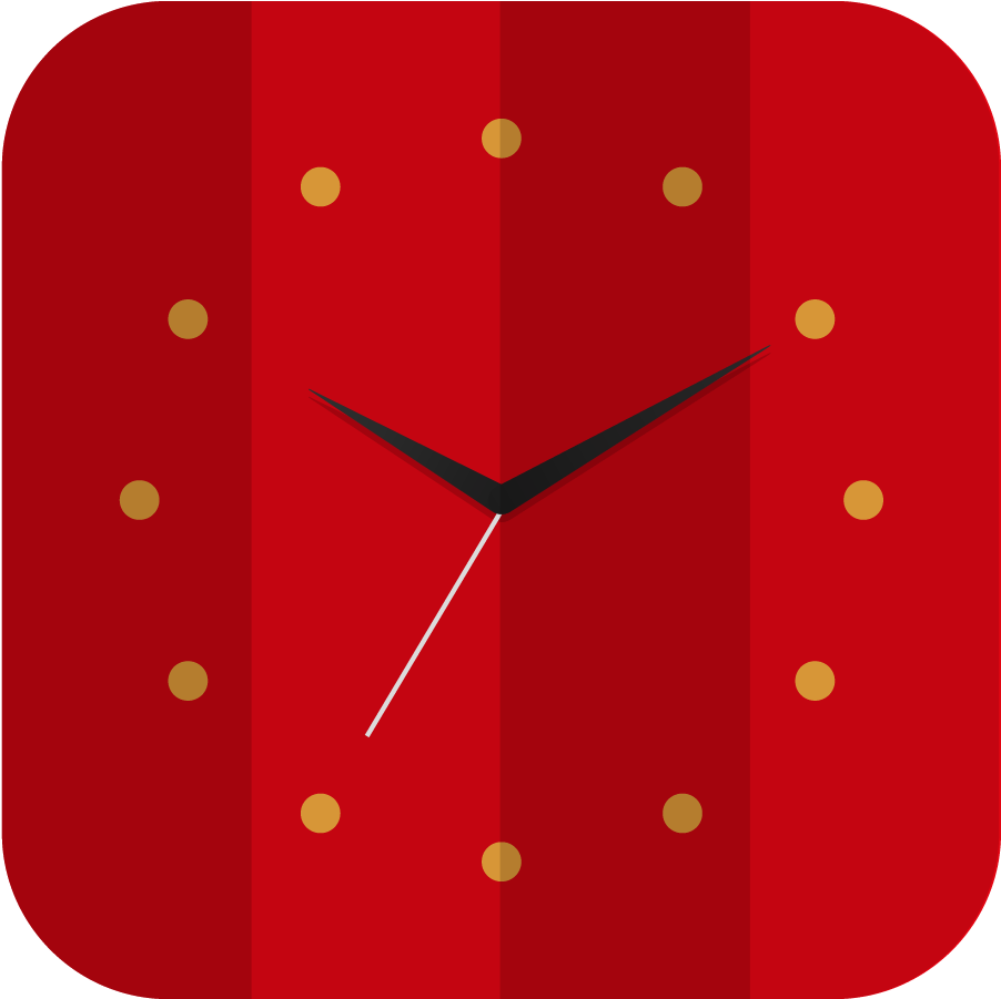 Clipart Clock Rectangle - Clock - Png Download (1025x1024), Png Download