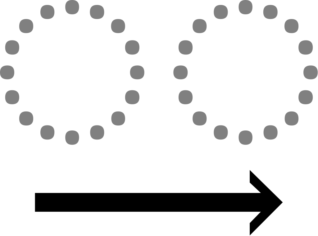 Arrow Png Transparent Файл Double Rightwards Arrow - Circle Clipart (1024x758), Png Download