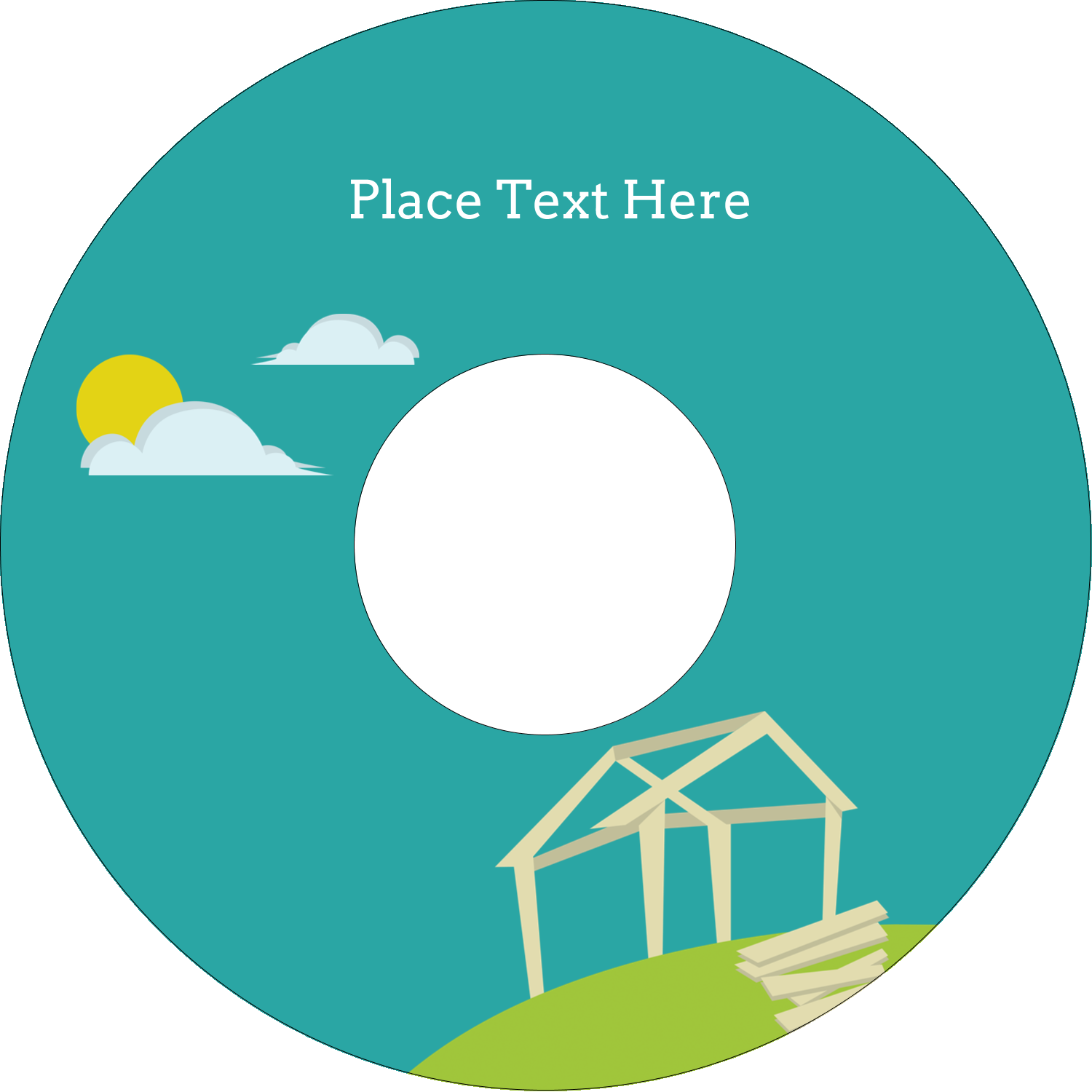 65" Cd-dvd Label - Order Here Button Clipart (1500x1500), Png Download