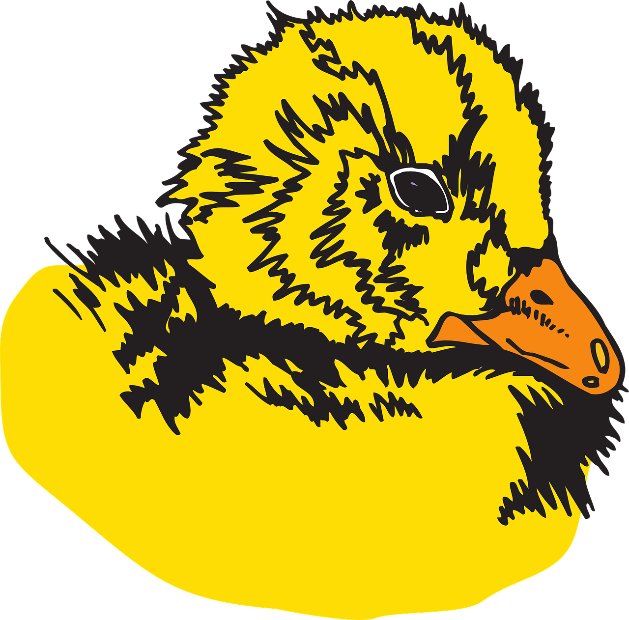 Duckling Svg Clip Arts 600 X 592 Px - Png Download (600x592), Png Download