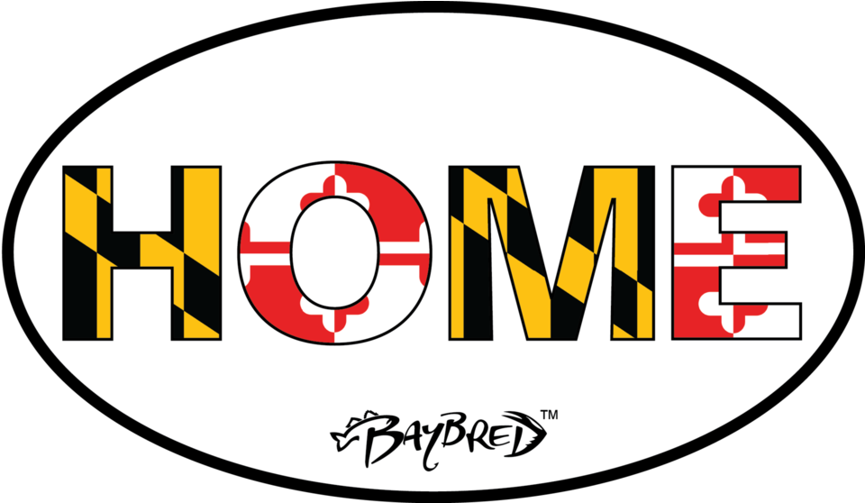 Oval Bay Bred Home Decal - Oval Bay Clipart (1024x557), Png Download