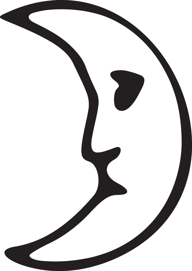 Cartoon Moon - Icon Clipart (648x914), Png Download
