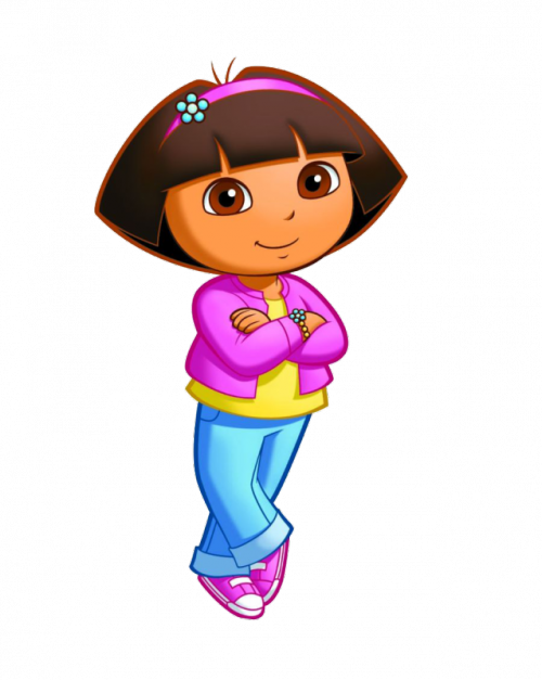 Dora The Explorer Png Pack - Roommates Dora The Explorer Peel And Stick Giant Wall Clipart (500x627), Png Download