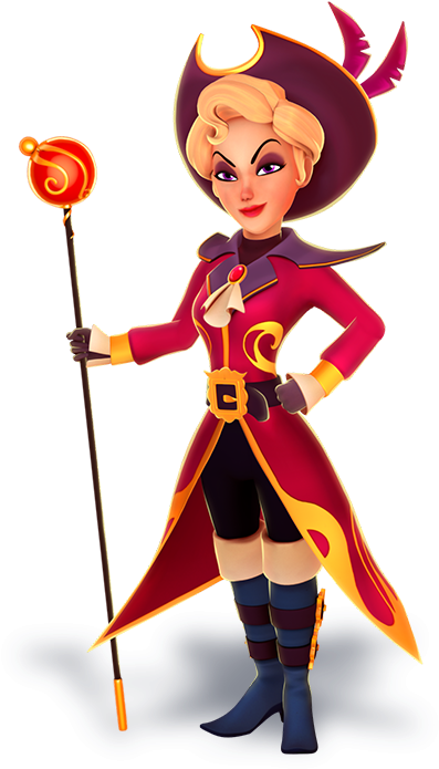Pirate Queen - Cartoon Clipart (678x896), Png Download