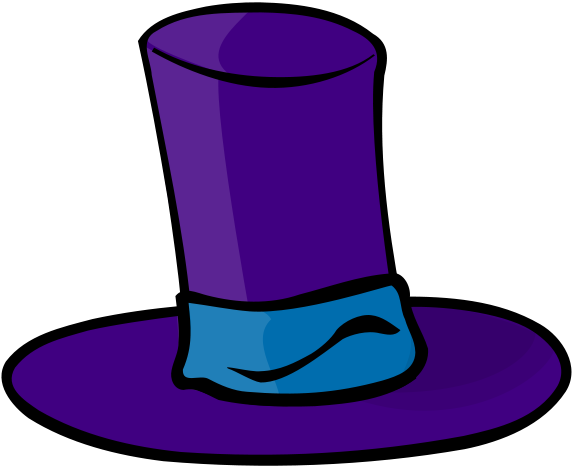Clipart Of Hat, Ball Cap And Blue Top Hat - Hat - Png Download (600x600), Png Download