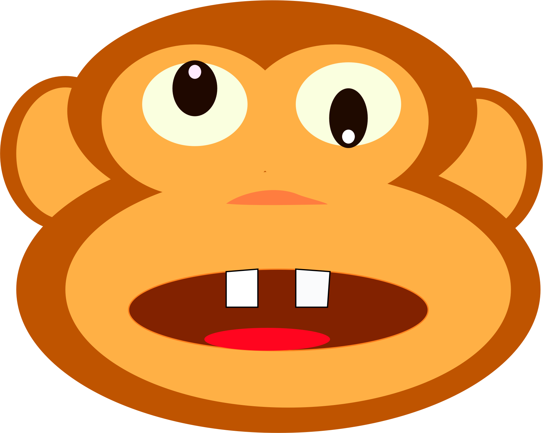 Drawing Line Art Monkey Computer Icons - Clip Art - Png Download (941x750), Png Download