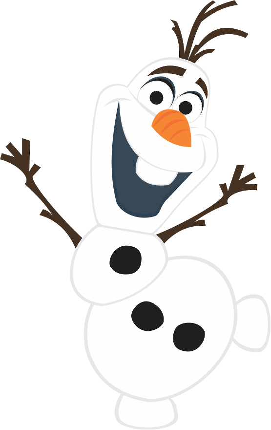 Minus Olaf Clipart (555x880), Png Download