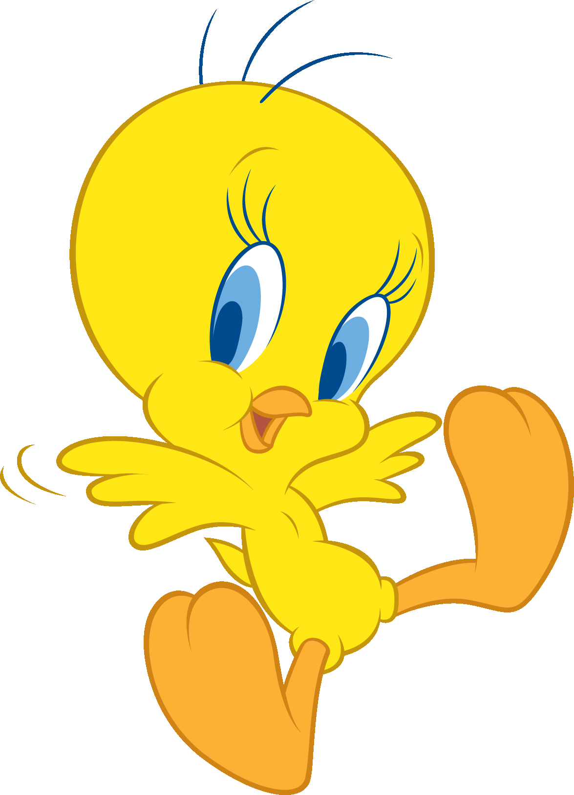 Tweety Tweety Bird Quotes, Bird Clipart, Favorite Cartoon - Looney Tunes Tweety Flying - Png Download (1175x1629), Png Download