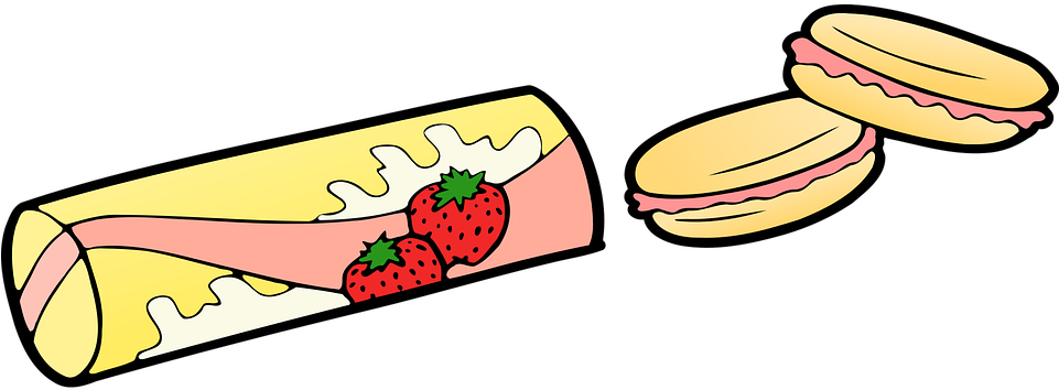 Healthy Food Cartoon 29, Buy Clip Art - Strawberry Snack Clipart - Png Download (960x480), Png Download
