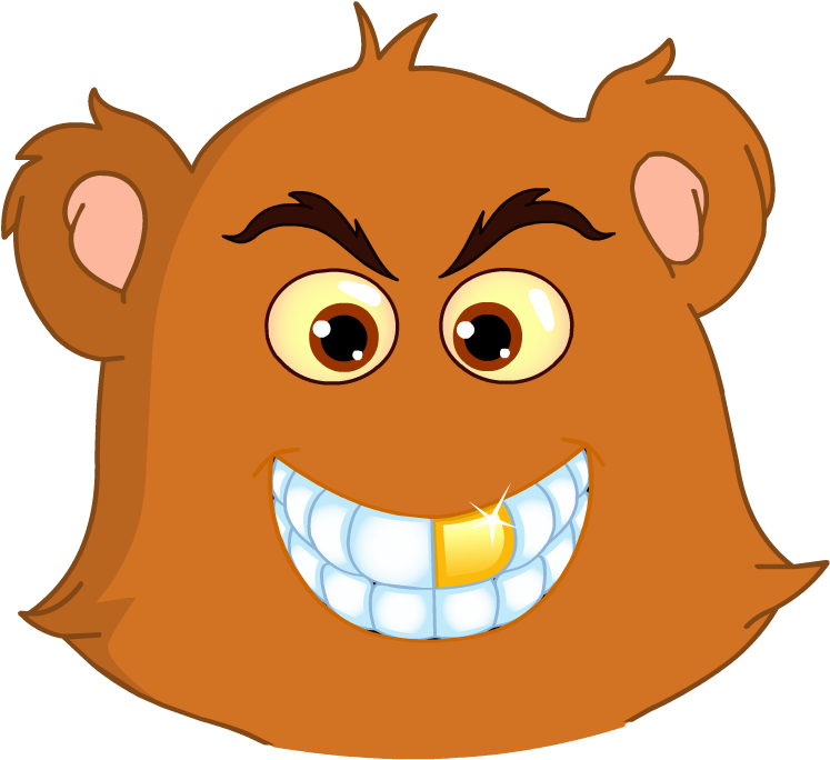 Bear Clipart Emoji - Teddy Bear Waving Goodbye - Png Download (747x684), Png Download