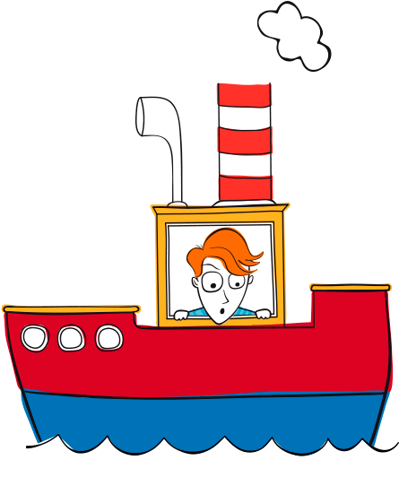 Boat Trip Summer Sticker By Elviajerofisgon Clipart (511x616), Png Download