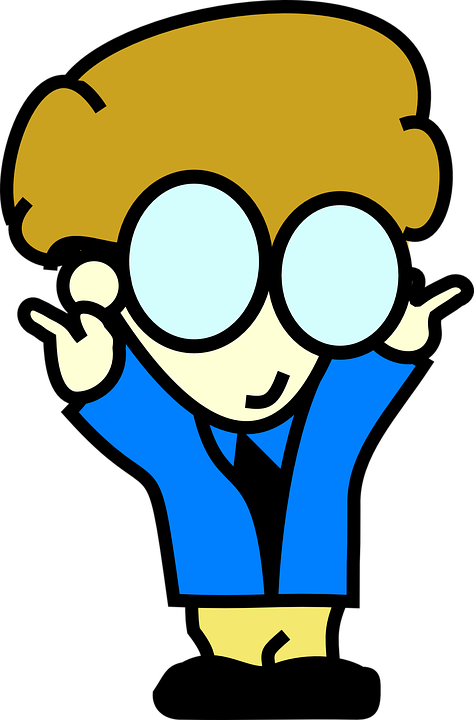 Cartoon Black Boy 20, Buy Clip Art - Nerd Clip Art - Png Download (474x720), Png Download