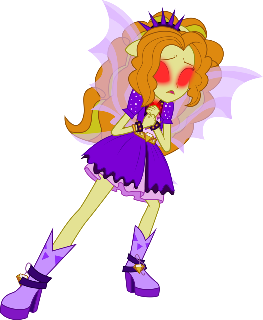 Transparent Download Adagio Dazzle Artist - My Little Pony Adagio Dazzle With Red Eyes Clipart (841x1024), Png Download