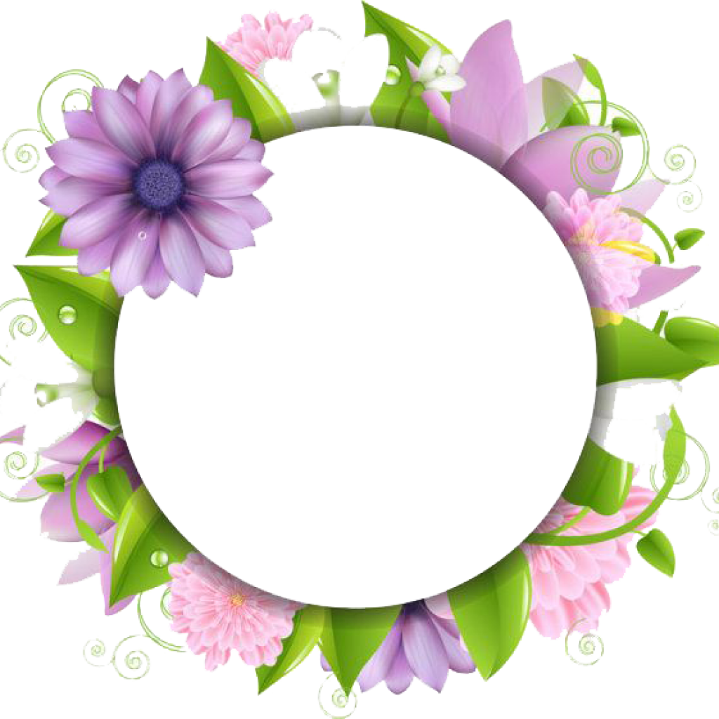 Flower Border Png Download Flowers Borders Free Photo Vector Png
