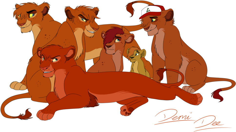 That's An Awful Lot Of Dee By Demi-dee96 On Deviantart - Lion Clipart (1069x748), Png Download
