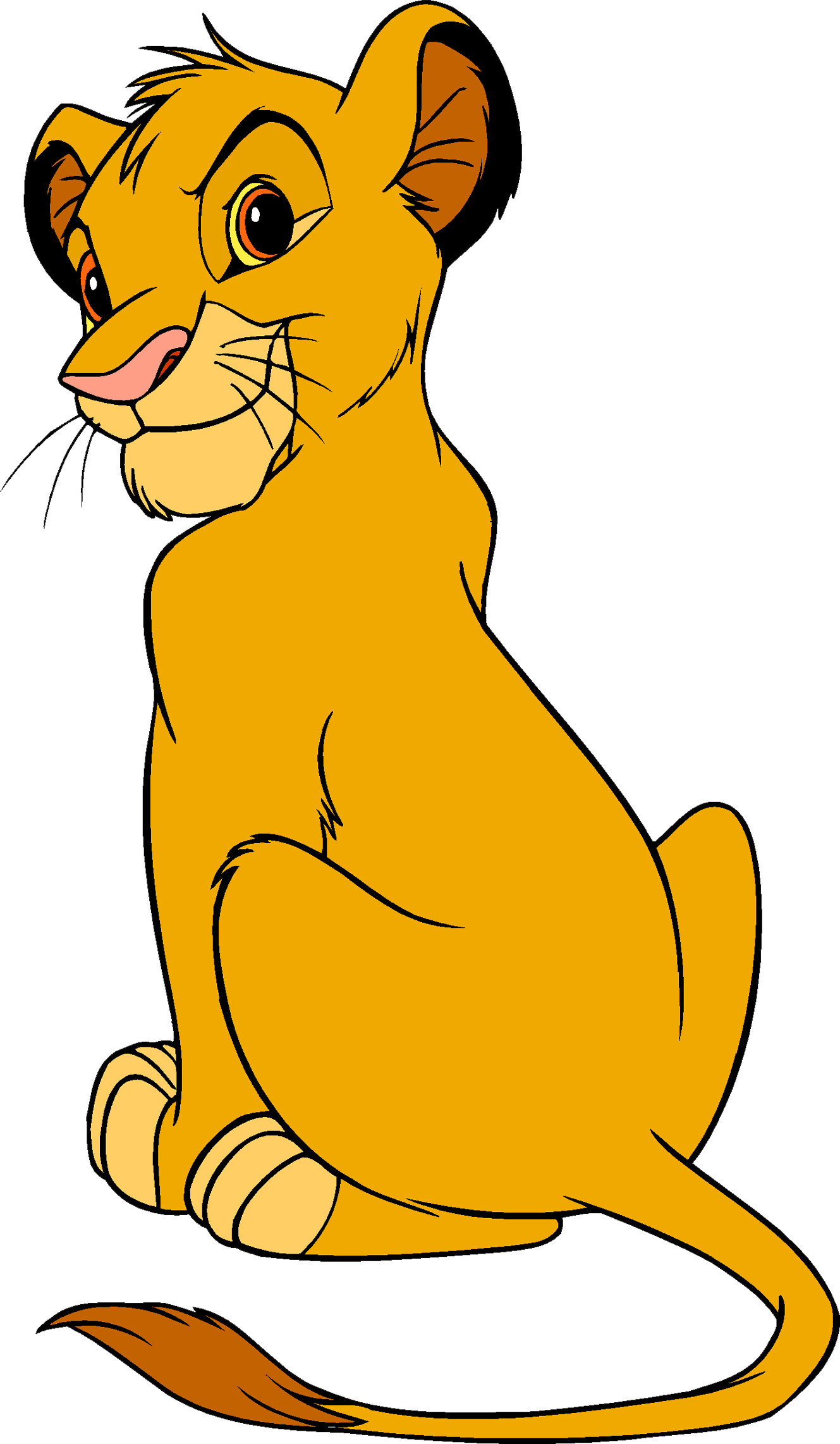 Disney Pins, Walt Disney, Disney Fanatic, Animated - Lion King Simba Cub Clipart (1329x2283), Png Download
