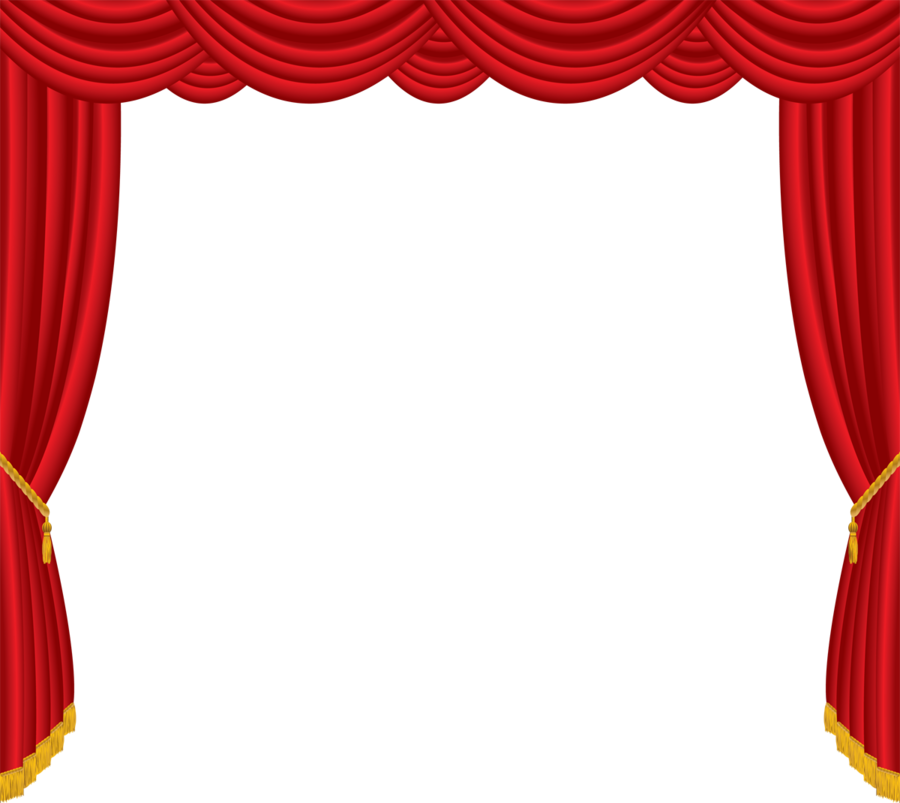 Clip Art Clipart Curtain Clip Art - Curtain For Puppet Show - Png Download (900x803), Png Download