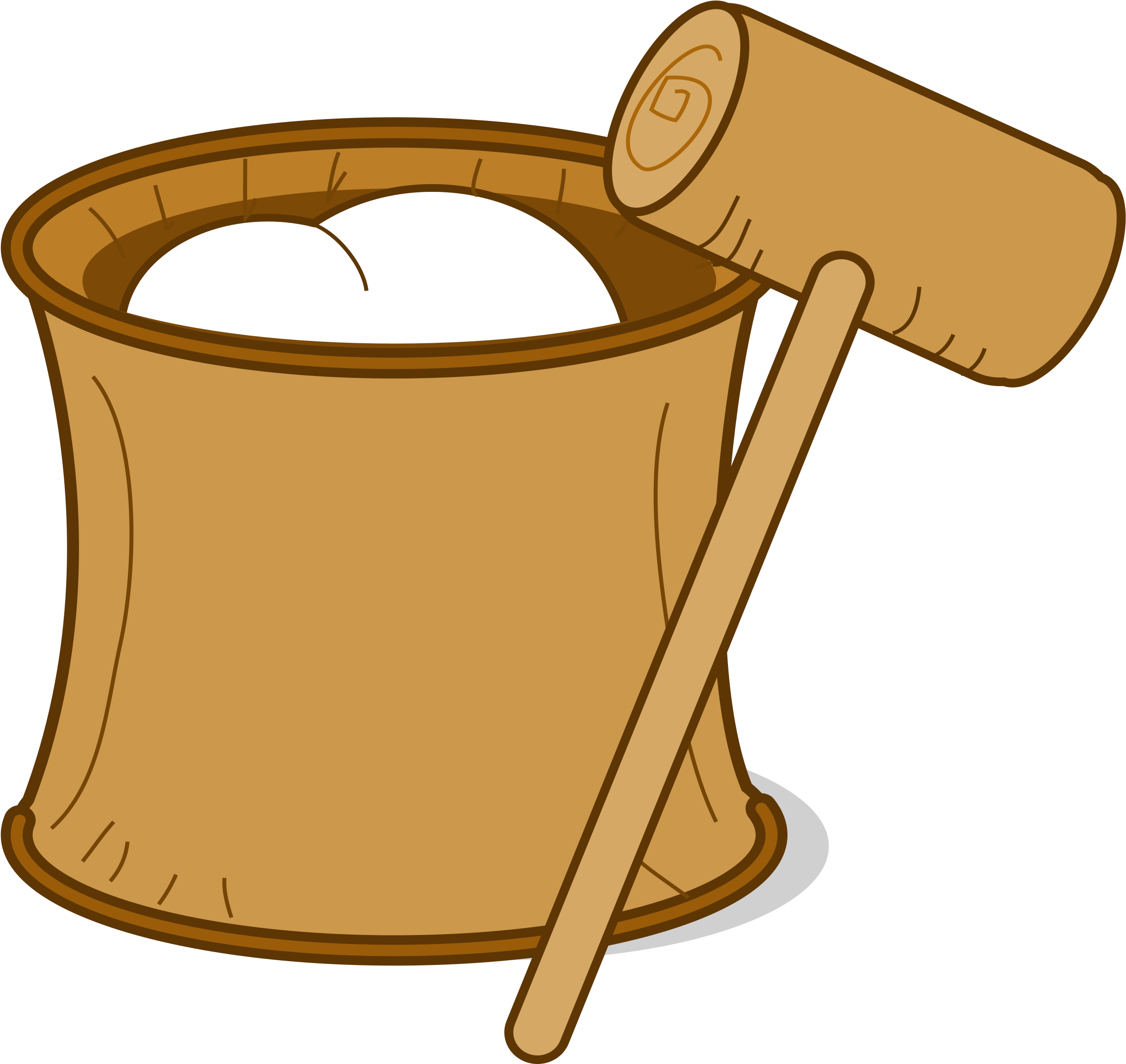 Mochi Pounding - Mochi Clipart - Png Download (2400x2262), Png Download