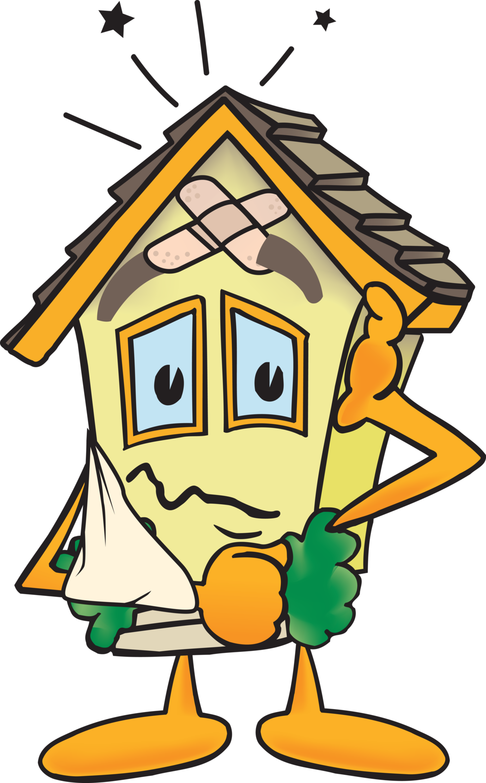 Insclaimsu Home Mascot Clipart (1000x1612), Png Download