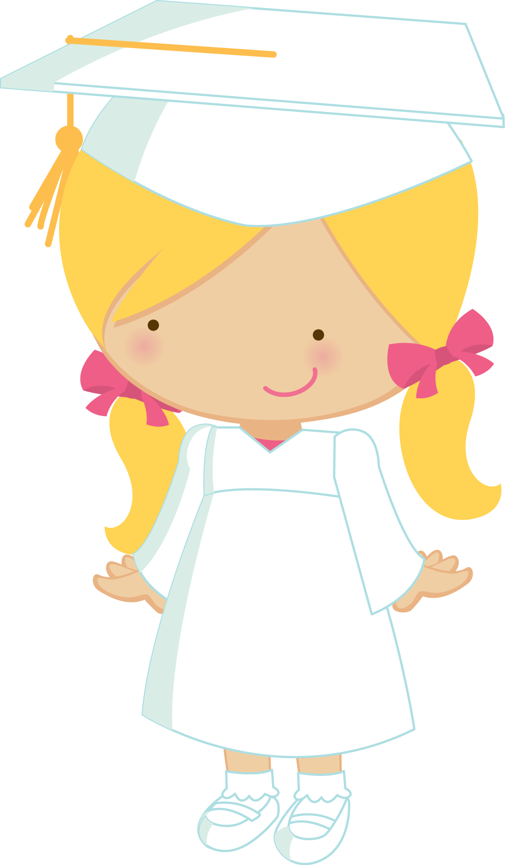 Graduation Ceremony Clipart (997x1709), Png Download