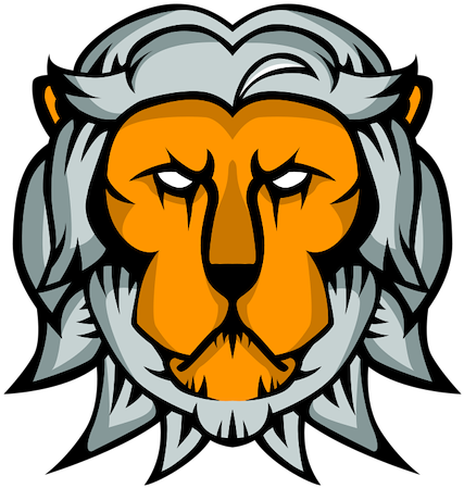 Lion Mascot Logo - Logo Clipart (640x640), Png Download