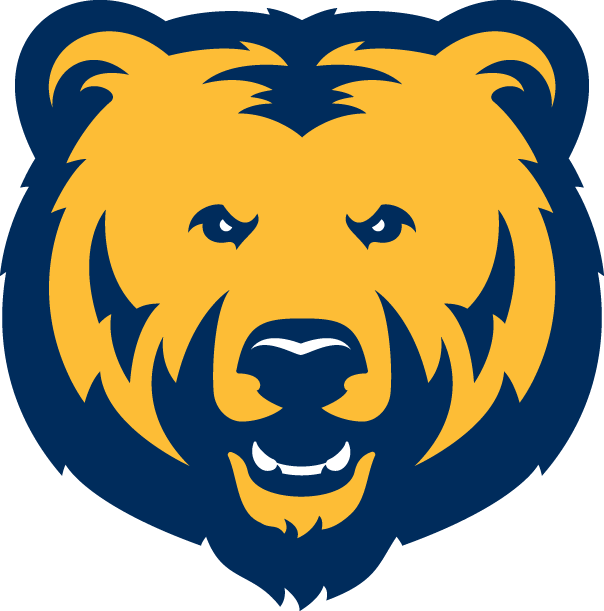 Bear Head Logo - Unc Bear Logo Clipart (604x611), Png Download