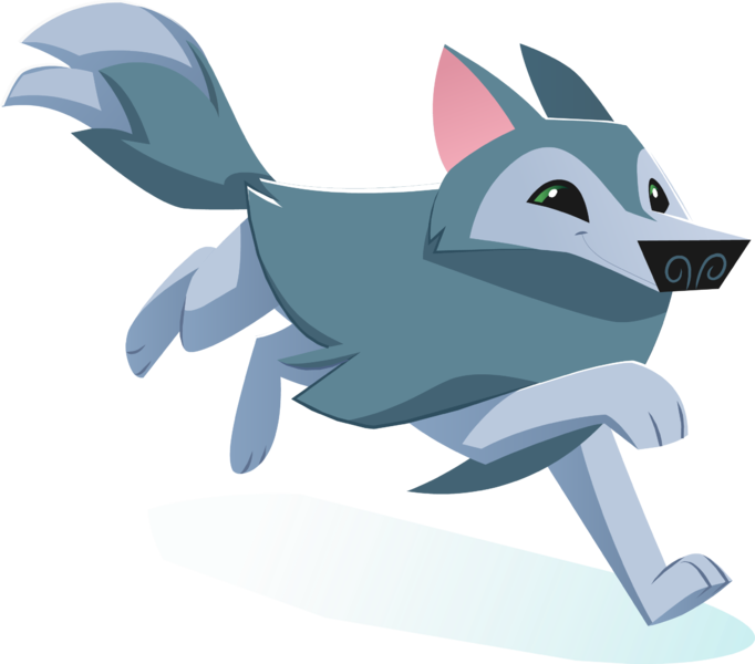 Arctic Wolf Graphic - Animal Jam Wolf Clipart (682x600), Png Download