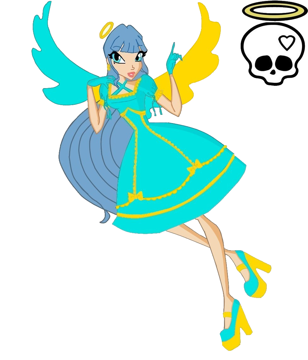 Winx Club Ocs Images My Mh Oc Angeline Leheaven Hd - Monster High Clipart (992x1169), Png Download
