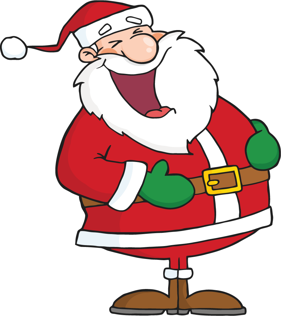 Funny Christmas Jokes Santa Laughing Clipart Png Download Full Size Clipart 1318057 Pinclipart