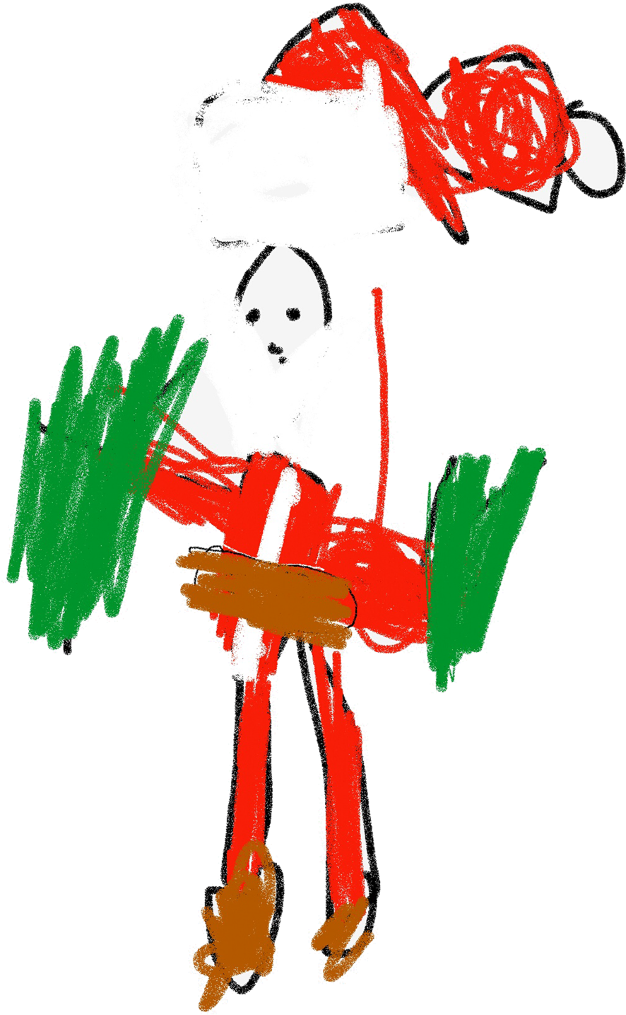 Santa Claus, By Sofia - Santa Claus Clipart (1000x1465), Png Download