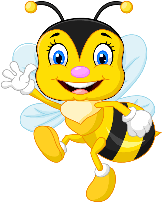 Пчелка Танцует - Bee Clipart (534x666), Png Download