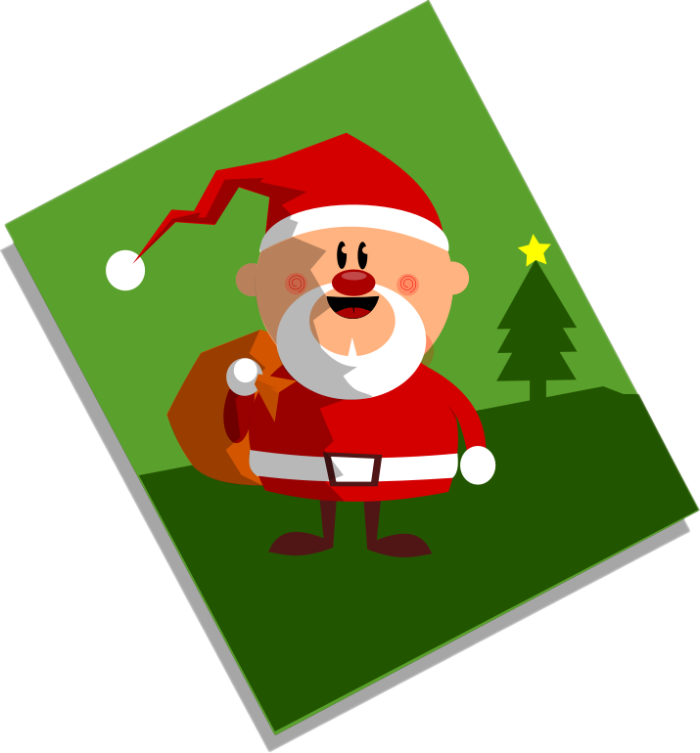 Santa Free To Use Clip Art - Merry Christmas And Happy New Year 2019 - Png Download (700x753), Png Download