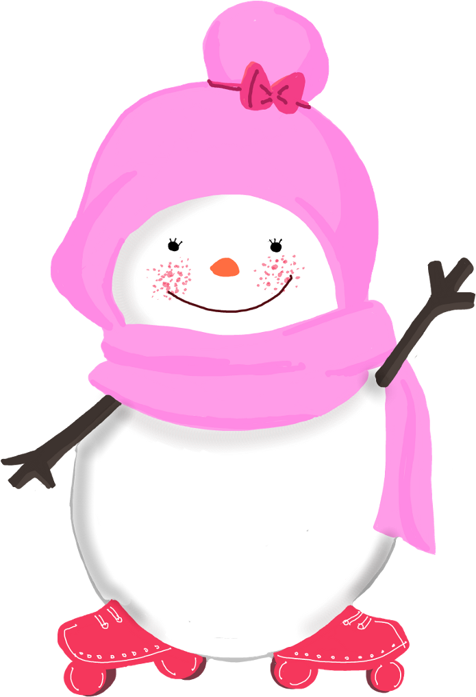 Snowman Sticker - Child Clipart (1024x1280), Png Download
